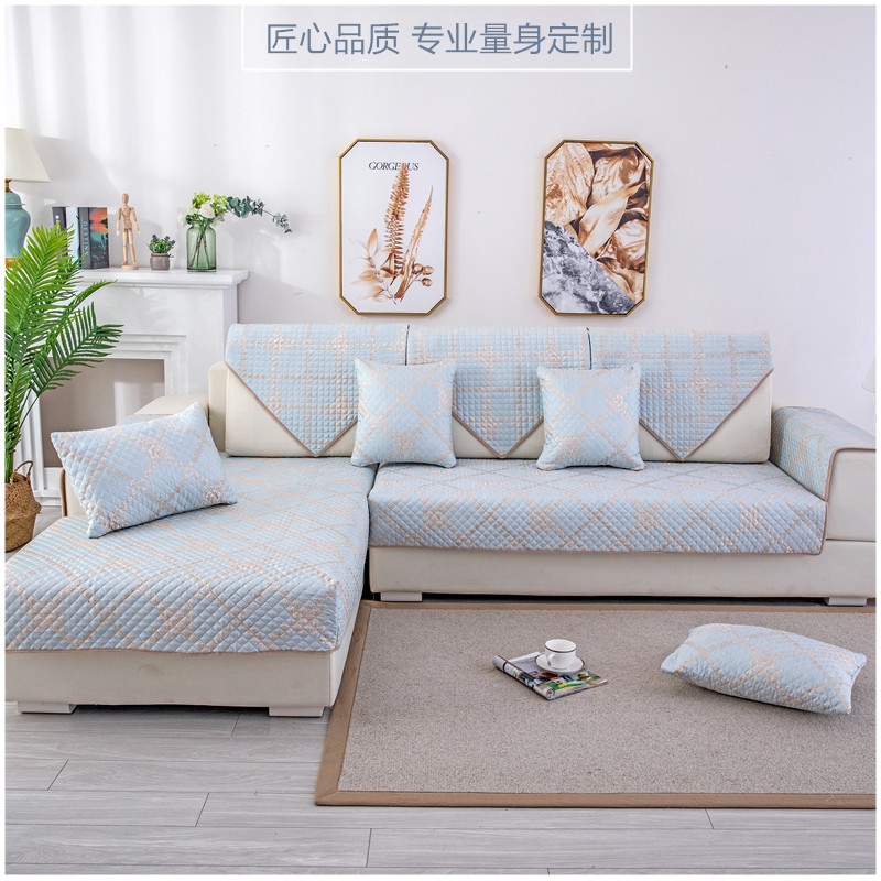 沙发垫夏季夏天款布艺沙发套沙发垫四季通用防滑坐垫椅垫靠垫订制|ruв категории домашний ткань, подушка/обивка/подушки на диване, эркер колодка - от Buy2taobao.com для оказания профессиональной услуги покупки агента Taobao