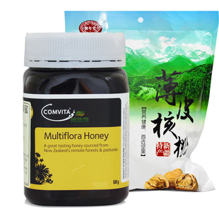 新西兰进口康维他comvita 多花蜂蜜天然百花蜜500g 买一送核桃