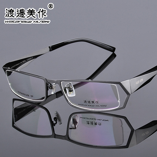 quality goods Watanabe America for Pure titanium Full Frame Myopia frame/Shelf male wm183 Wide face Queenin the ZIPPO/Swiss Army Knife/Glasses , Frames category - from Buy2taobao.com to provide professional Taobao agent buy service