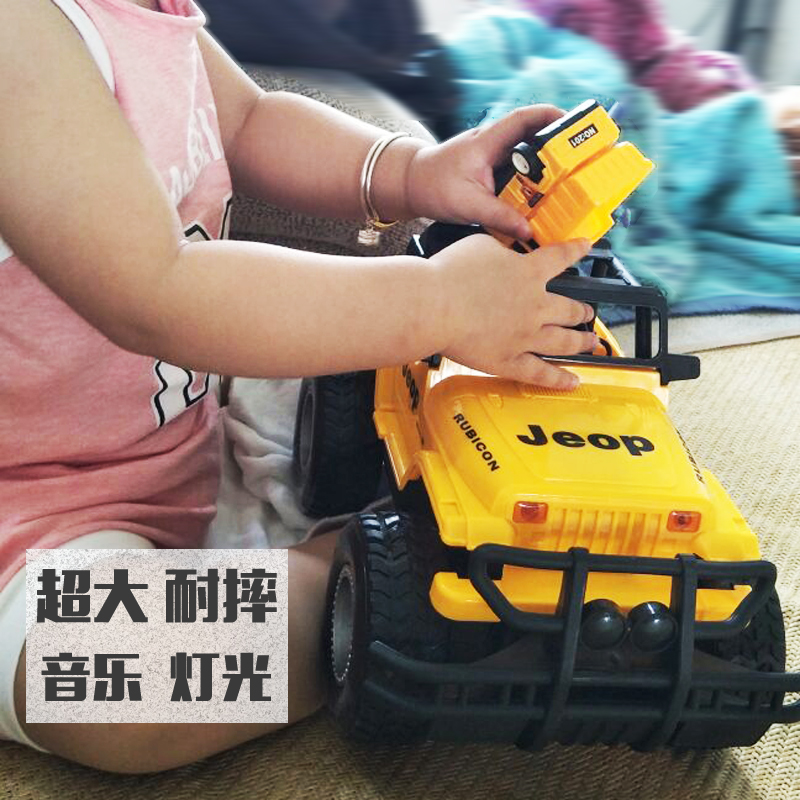 儿童仿真模型男孩声光惯性回力玩具小汽车特价大号吉普越野车宝宝在类目 玩具/童车/益智/积木/模型, 电动/遥控/惯性/发条玩具, 惯性/回力/滑行玩具中 - 来自Buy2taobao.com提供专业的淘宝代购服务