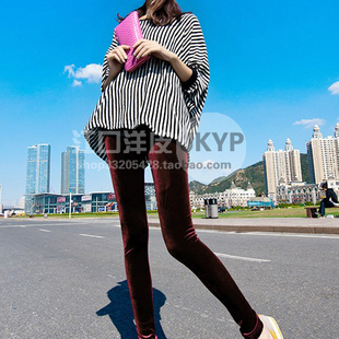  秋冬季女士金丝绒天鹅绒保暖打底裤American Apparel/AA美国代购