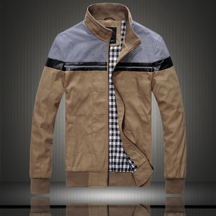  奥格服饰/梭织分类时尚韩版青年百搭时尚直筒型休闲男式男装夹克