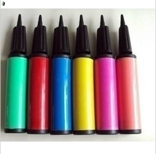 爆款秒杀小型气筒手打气筒 珠光气球必备便携