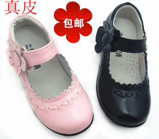  包邮牛皮女童单鞋皮鞋儿童鞋公主鞋真皮新款单皮鞋学生鞋可批发