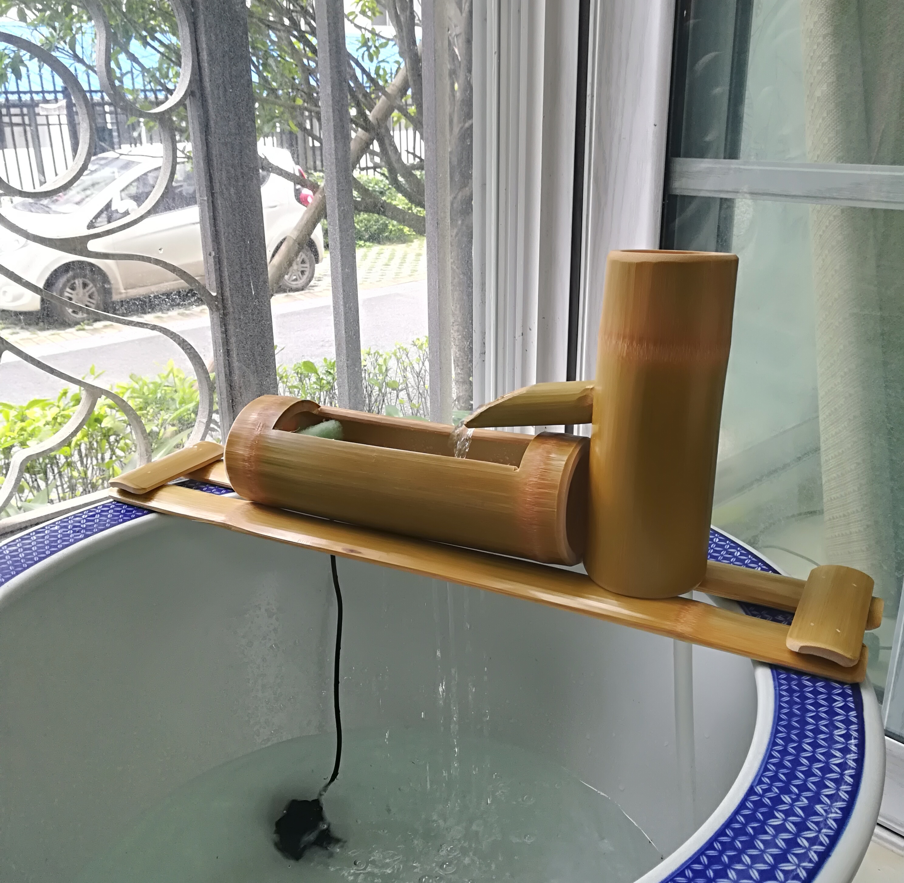 竹流水石槽鱼缸过滤器摆件 竹子流水水景喷泉加湿器竹流水循环在类目 商业/办公家具, 城市家具, 美化丰富空间设施, 喷泉中 - 来自Buy2taobao.com提供专业的淘宝代购服务