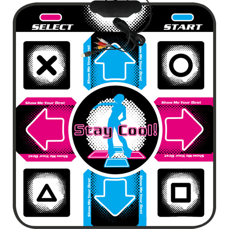 Chinese Yue TV computer dual-use 11MM thickening/two in one dance mat bag-mail weight loss dance