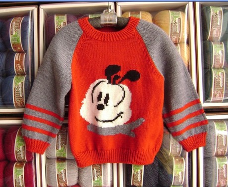 纯<em>手工编织儿童毛衣</em>巴布豆图案毛衣宝宝<em>卡通图</em>