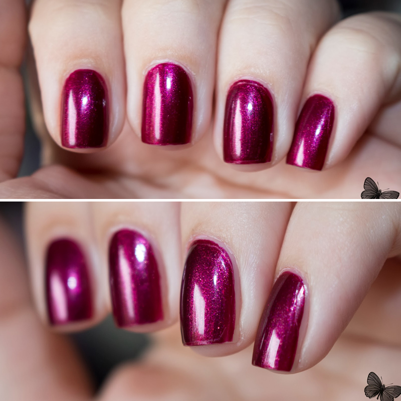 正品代购 opi 指甲油 2013圣诞假日 玛丽亚系列e07 珠光紫红色