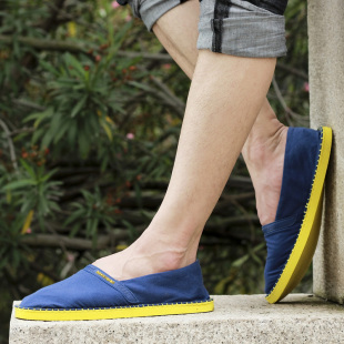  欧美热销男女款 灯芯绒帆布鞋舒适韩版休闲鞋懒人鞋透气情侣鞋