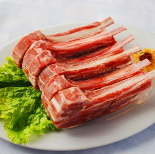  青海藏区法式羊排2斤装  羊排骨 新鲜羊肉 生羊肉 顺丰包邮