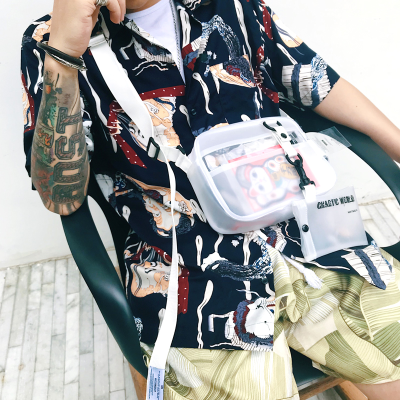 原创设计极简多功能方包半透明TPU磨砂防水单肩包百搭金属斜挎包|ruв категории Сумки, мужской сумки - от Buy2taobao.com для оказания профессиональной услуги покупки агента Taobao