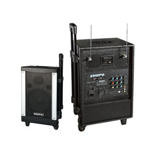 舒普SP-8M/10M/12M 移动多功能无线扩音器拉杆音箱带DVD卡座160W
