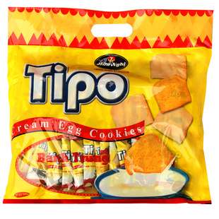  进口食品 tipo越南面包干300g 正宗 tipo饼干 tipo白巧克力面包干