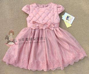  冬季新款害羞公主裙儿童装背心纱裙女童连衣裙子花童礼服
