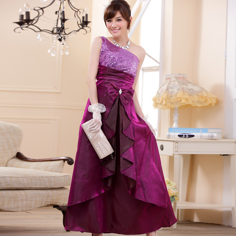 new pattern Oblique have more cash than can be accounted for marry Bridesmaid Dress wedding Toast clothing Shoulder evening dress Sister skirtin the Women's clothing/Boutique , Wedding/Cheongsam/Formal dress , Formal dress/Evening category - from Buy2taobao.com to provide professional Taobao agent buy service
