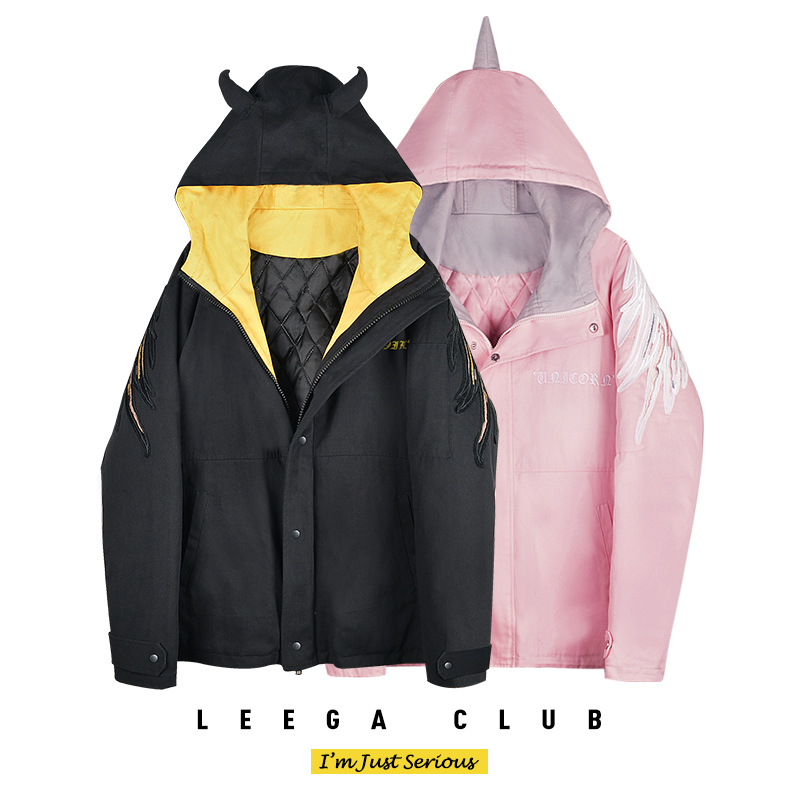 ins Ultra-fire Couples dress winter work clothes coat Easy Cool Cotton Korean Edition handsome Women's wear bf Windin the Women's clothing/Boutique , Cotton/Padded category - from Buy2taobao.com to provide professional Taobao agent buy service