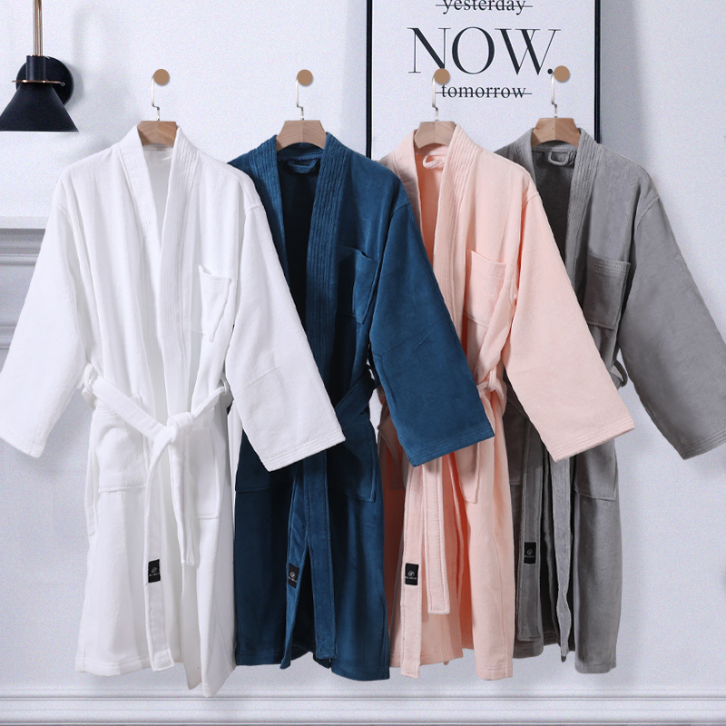 Five-star hotel thickening Bathrobe pure cotton Cede adult lovers soft robe Beauty Club Private customizedin the Home Daily , Towel/Bath towel/Bathrobes , Bath skirt/Bathrobes/Bathrobe category - from Buy2taobao.com to provide professional Taobao agent buy service