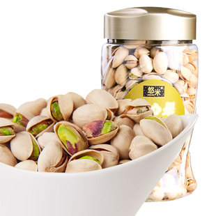  零食坚果 悠米美国加州进口特级开心果450g 无漂白 特价包邮 原色