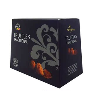  比利时进口 Truffles德菲丝松露黑巧克力 黑色传统系列 250g
