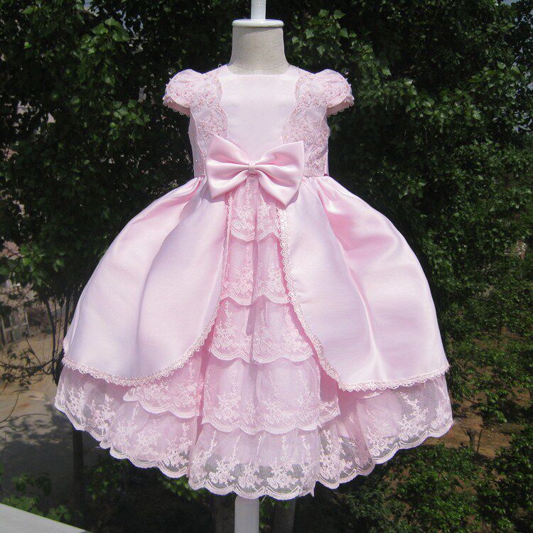 花童<em>礼服</em> <em>儿童</em>婚纱公主蓬蓬裙 <em>女</em>童装小女孩礼