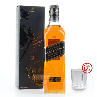  威士忌 英格兰 黑牌（黑方）750ml 尊尼获加 洋酒原装进口 特价