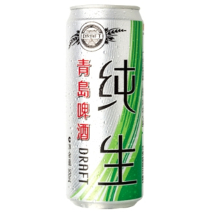  【天猫超市】 青岛 纯生啤酒(高罐装) 500ml/罐