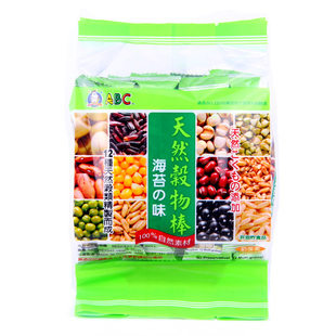  【天猫超市】台湾进口膨化食品 ABC海苔味谷物活力棒180g 纯天然