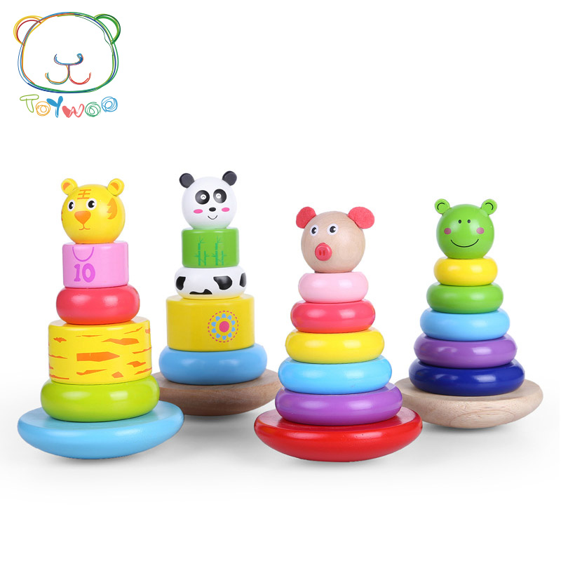 木制彩虹塔叠叠乐 宝宝七彩层层套圈玩具 套塔不倒翁玩具早教|msdalam kategori Toy/bayi/teka-teki/blok bangunan/model, manik/teka-teki/Pasangan/pemasangan/Pukul mainan, bulatan Piles/mainan bersarang - dari Buy2taobao.com untuk memberikan perkhidmatan ejen Taobao profesional membeli