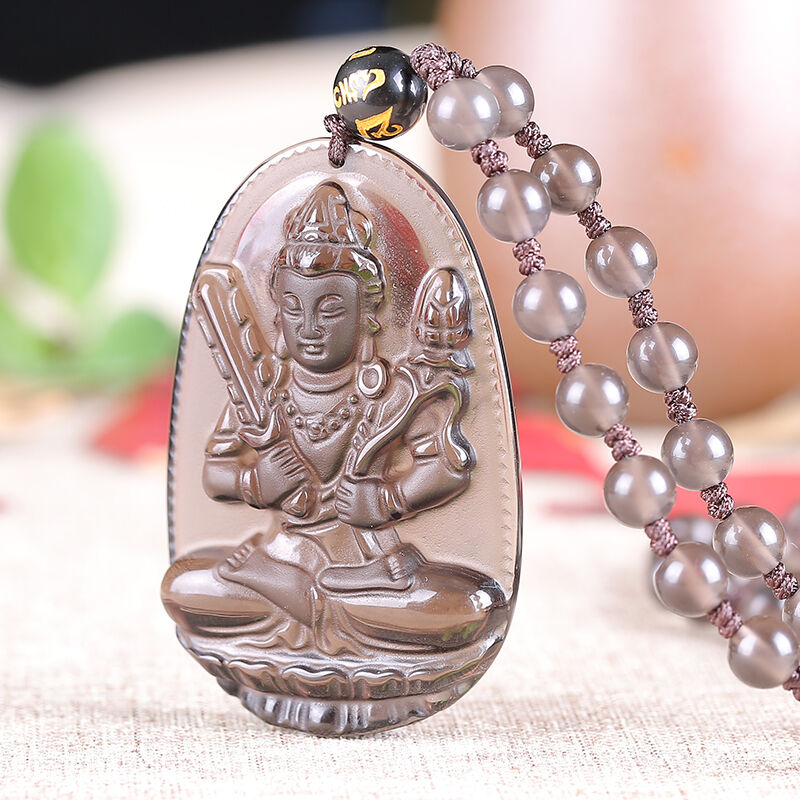 Turn on the light Ice Obsidian Void Bodhisattva Pendant Zodiac Ox men and women Patron saint Pendant certificatein the Accessories/Fashion Jewelry, Pendant/Pendant category - from Buy2taobao.com to provide professional Taobao agent buy service