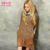 金属链<em>开衫</em>热销爆款|长款<em>针织开衫搭配</em>,金属链