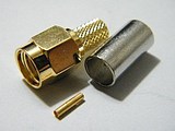 厂家直销射频连接器高频天线接头SMA-JC-3内螺内孔接一3线缆RG58|ruв категории Цифровые аксессуары, бытовой аудио аксессуары, видео линия/звуковой провод/Av линия - от Buy2taobao.com для оказания профессиональной услуги покупки агента Taobao