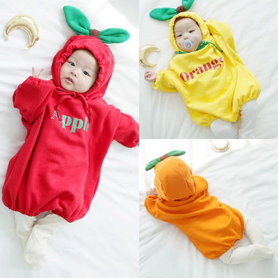 宝宝连体衣套装春秋0-1岁男女婴儿包屁衣哈衣爬服开档369个月秋装