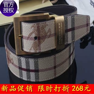  新款BURBERRY/巴宝莉正品真皮针扣 女士时尚腰带 男士皮带 男女款