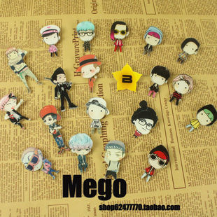  【Mego】日本原宿 徽章胸针 bigbang 权志龙 GD TOP