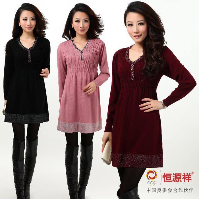 【<em>长款毛衣</em> 女 毛裙】 最新排行榜_moze1210_