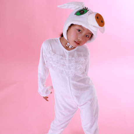 小猪猪4款颜色儿童动物表演服装幼儿园少儿节