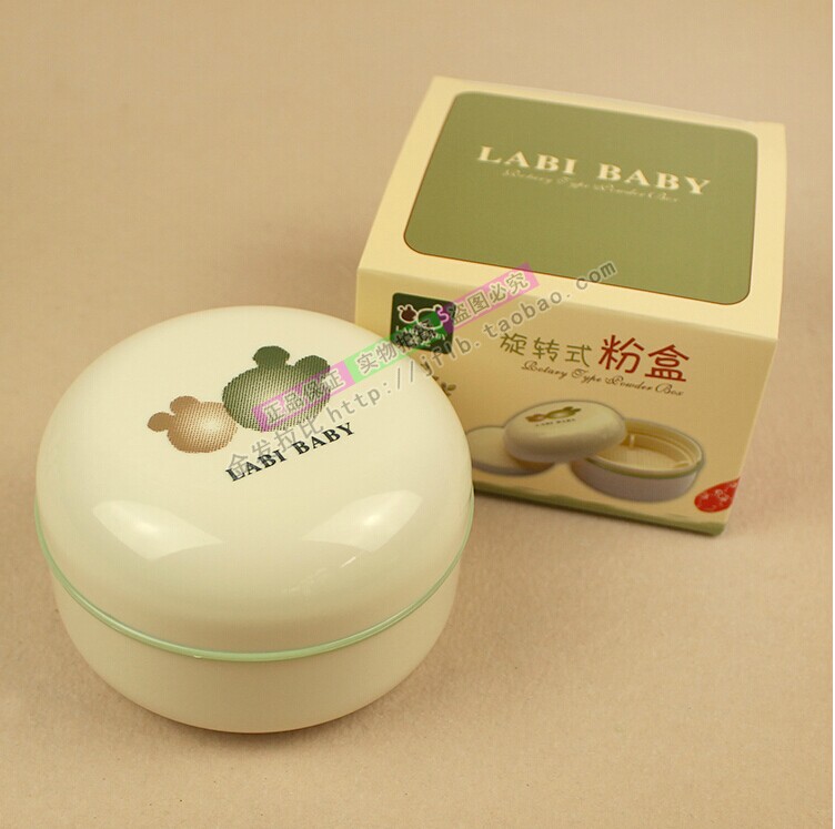Rabbi baby Talcum powder box Lip Box children Empty Box baby sponge Powder puff LKJGA028in the Diapers/Care/Feeding/Push lathe , Barber/Nail clippers/Thermometers and other small articles of daily care , Puff category - from Buy2taobao.com to provide professional Taobao agent buy service