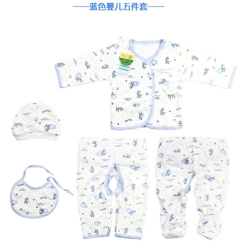 宝宝和尚服纯棉内衣 新生婴儿全棉五件套 婴儿衣服夏装 无毒无害