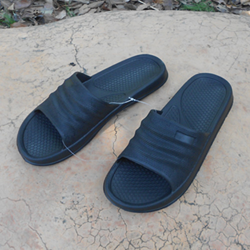 Extra large size 45 code 46 code 47 Men's Word tow Once Forming Solid black summer sandals dailyin the Men's Shoes, Slippers category - from Buy2taobao.com to provide professional Taobao agent buy service