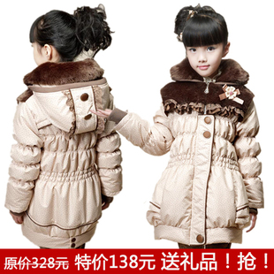  新款冬装女童棉衣韩版童装中大童儿童棉袄棉服厚外套