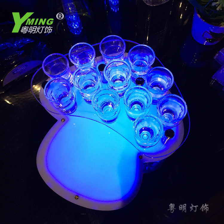 Colorful Ferris Wheel bullet Cup holder led crystal Mushroom Poid luminescence Cocktail Sandy beach Cup holder Wine standin the Tableware , Flagon/Wineglass/Wine , Wine category - from Buy2taobao.com to provide professional Taobao agent buy service