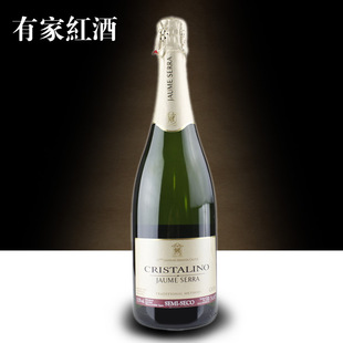  有家红酒 西班牙进口红酒 塞纳 CAVA 起泡酒香槟气泡酒 750ml