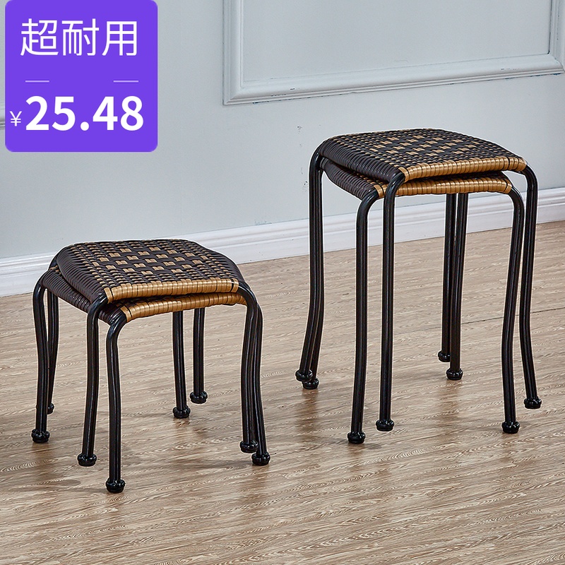 塑料小凳子藤编板凳家用客厅方凳朔料高餐桌凳墨君经济型成人加厚在类目 住宅家具, 坐具类, 凳类, 其它凳子中 - 来自Buy2taobao.com提供专业的淘宝代购服务