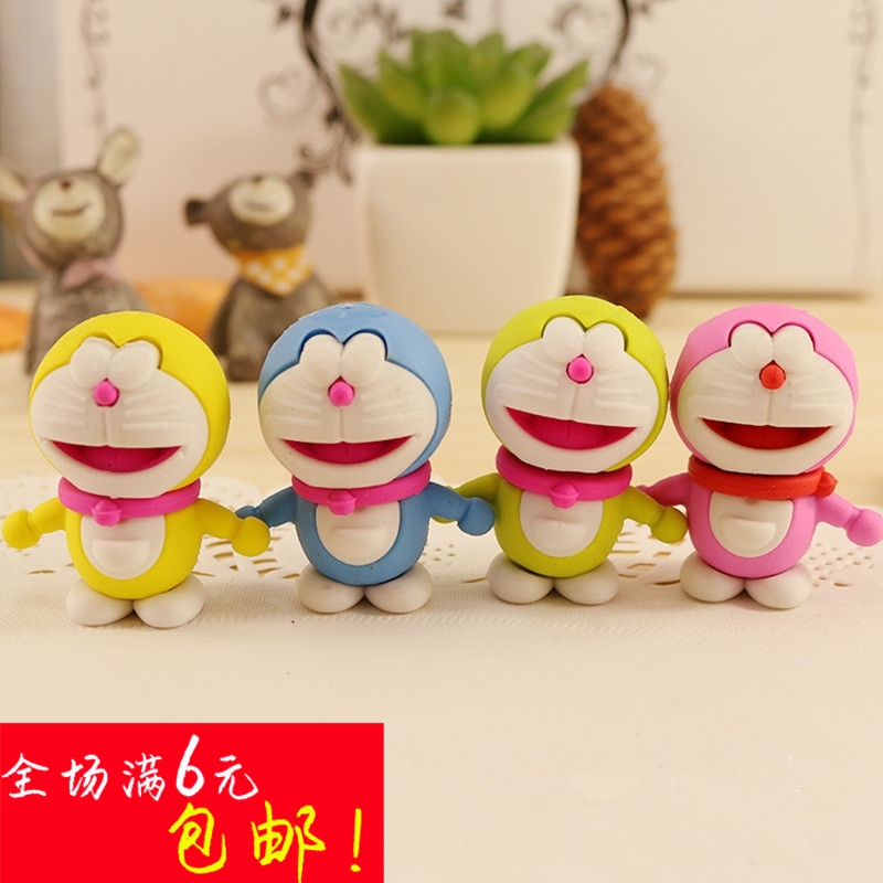 叮當貓卡通橡皮擦 藍胖子系列文具 可愛立體卡通 小學生獎品在類目 電子詞典/電紙書/文化用品, 日常學習用品, 橡皮中 - 來自Buy2taobao.com提供專業的淘寶代購服務