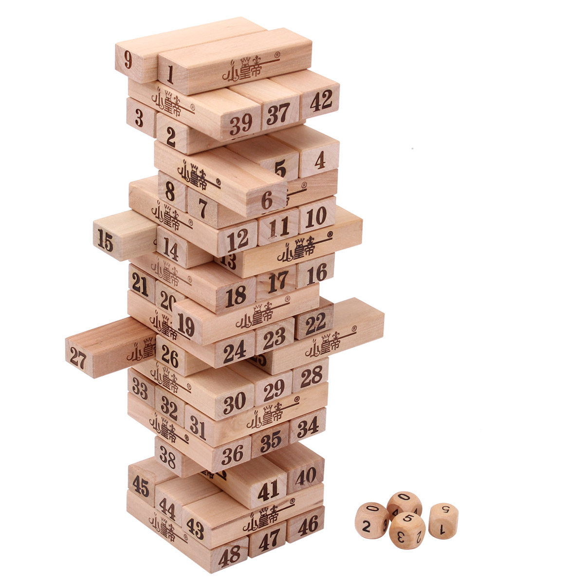TLER wooden stacking stack-stack high stack of stacks of wooden building blocks children building blocks toys