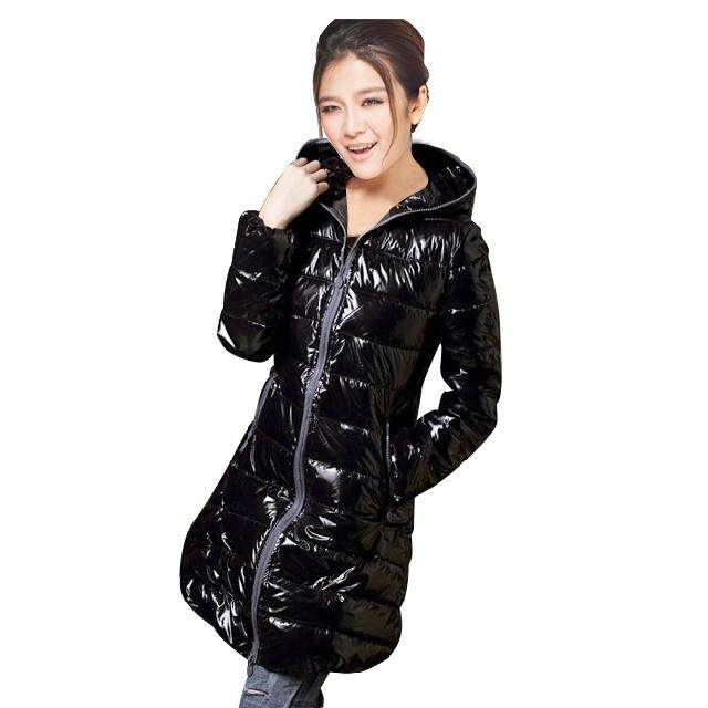 包邮 2012新款冬装棉衣女装韩版中长款棉袄加厚外套亮面棉服清仓