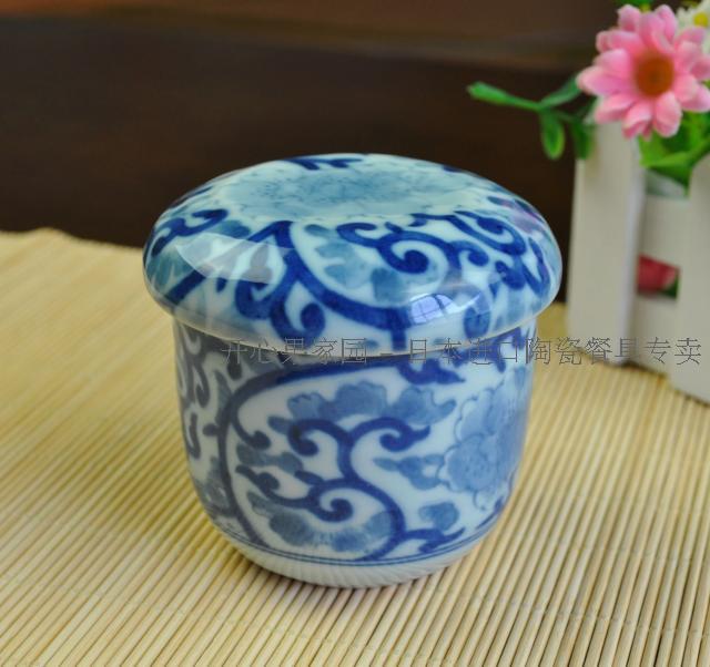 日式餐具 日本进口陶瓷 古伊烧 蓝染唐草盖碗 蛋盅在类目 餐饮具, 餐具, 碗中 - 来自Buy2taobao.com提供专业的淘宝代购服务