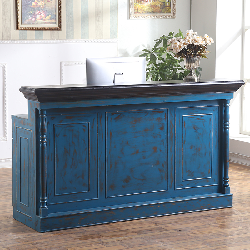 European style Retro solid wood Bar counter Collection Cashier clothing Barber Shop Beauty salons Reception Front Computer Deskin the Business/Office Furniture , Office Furniture , Desk , Reception/Front Desk (New) category - from Buy2taobao.com to provide professional Taobao agent buy service