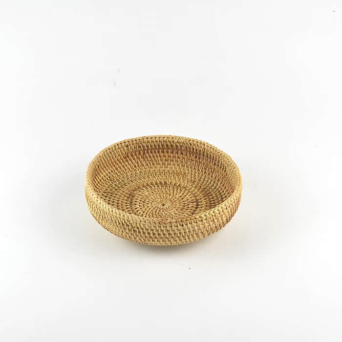 越南藤編收納筐家用水果盤客廳零食雜物糖果籃創意桌面茶幾收納盒在類目 餐飲具, 餐具, 果盆/果盤/果籃中 - 來自Buy2taobao.com提供專業的淘寶代購服務