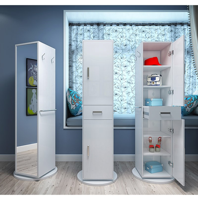 whole body Dressing Mirror Northern Europe Storage Mirror rotate environmental protection Length mirror practical environmental protection Bookcase Shoe cabinetin the Residential furniture , Mirrors , Mirror category - from Buy2taobao.com to provide professional Taobao agent buy service